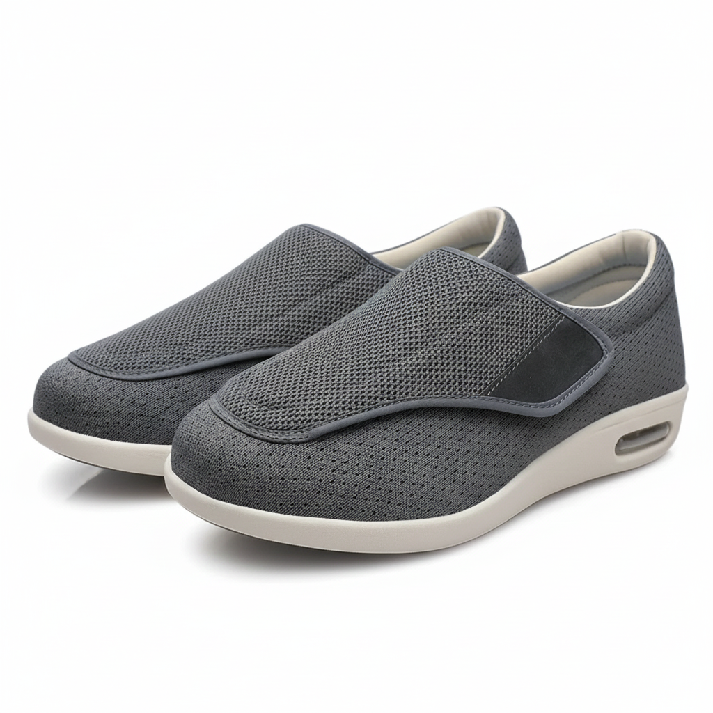 Chaussures Larges Femme Homme Faciles à Enfiler, Légères et Respirantes