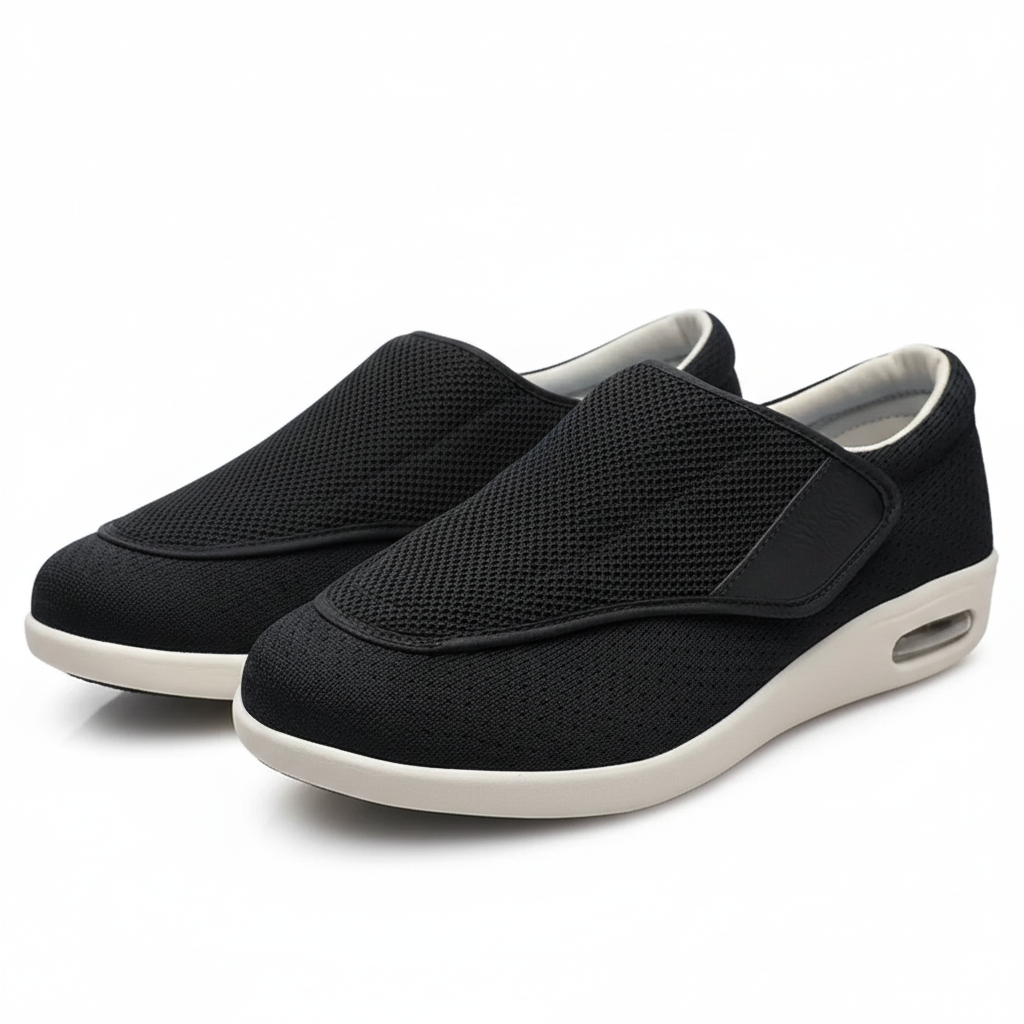 Chaussures Larges Femme Homme Faciles à Enfiler, Légères et Respirantes