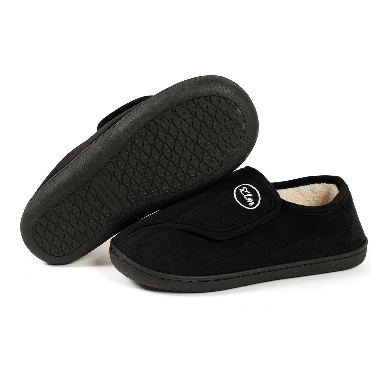 Chaussons Homme et Femme – Confortables avec Ouverture Réglable et Semelle Antidérapante