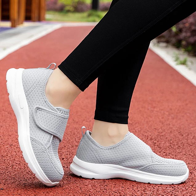 Chaussures Unisex à Large Ouverture Avec Fermeture Velcro
