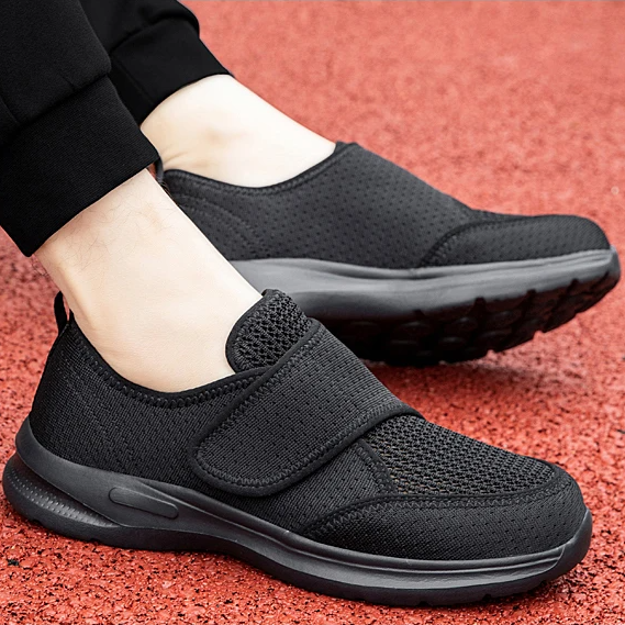 Chaussures Unisex à Large Ouverture Avec Fermeture Velcro