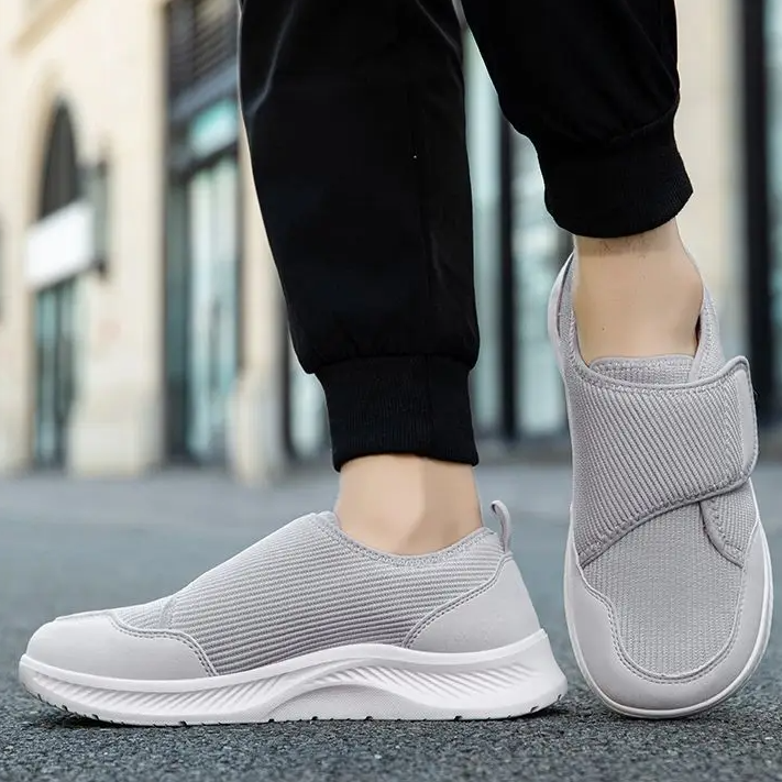 Chaussures Unisex Confortables Avec Fermeture Velcro – Large Ajustement