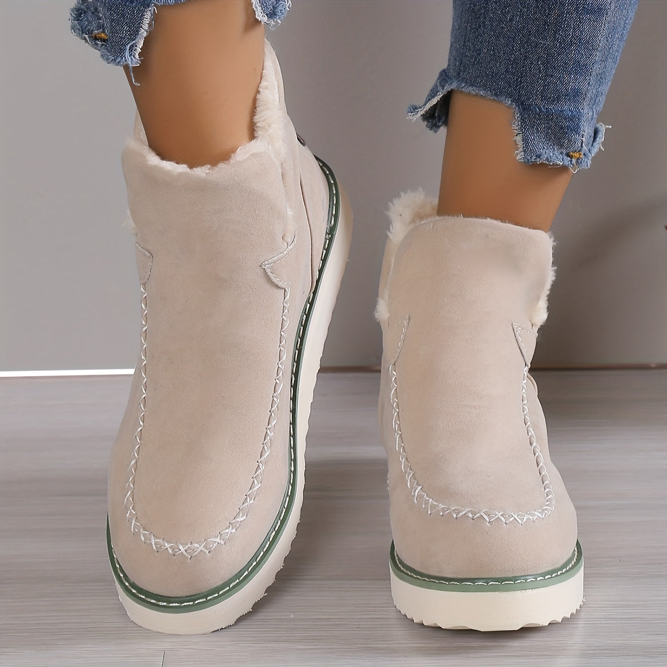 Chaussures d’Hiver Femme à Enfiler – Modèle Chaud, Textile Doux et Coupe Confort – Usage Quotidien