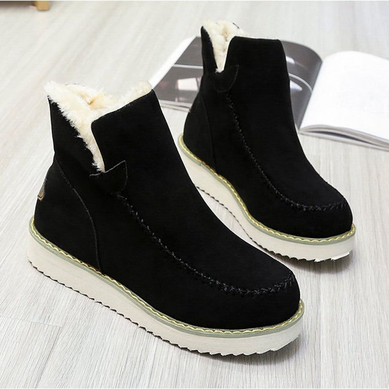 Chaussures d’Hiver Femme à Enfiler – Modèle Chaud, Textile Doux et Coupe Confort – Usage Quotidien
