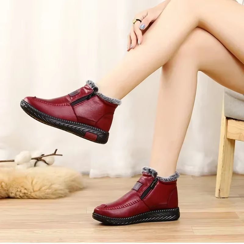 Bottes d’Hiver pour Femme – Chaudes, Confortables et Faciles à Porter