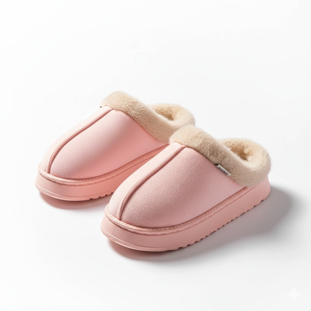 Chaussons d’Intérieur Femme en Coton – Doux, Légers et Confortables