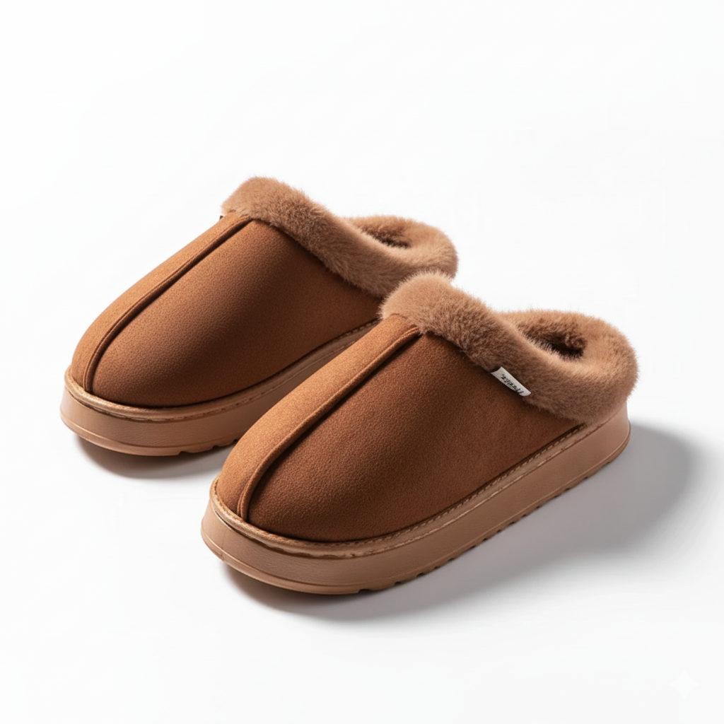 Chaussons d’Intérieur Femme en Coton – Doux, Légers et Confortables