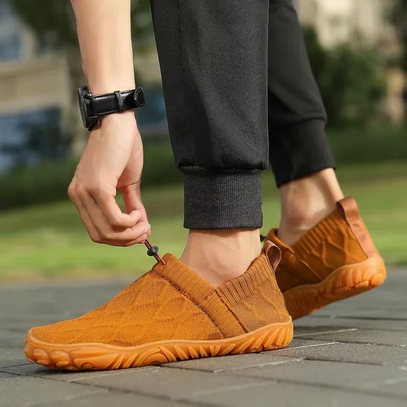 Baskets Barefoot Homme Sans Lacets – Effet Chaussette, Souples et Décontractées